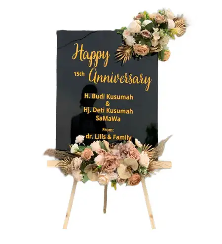 Papan Bunga Akrilik Moyo Hilir