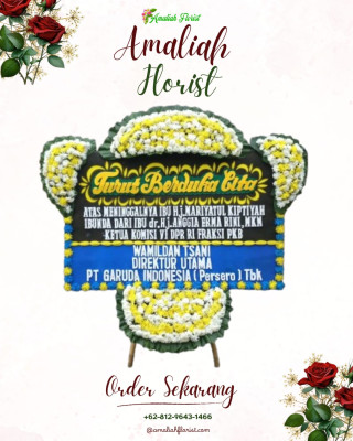 Papan Bunga Duka di Moyo Hilir