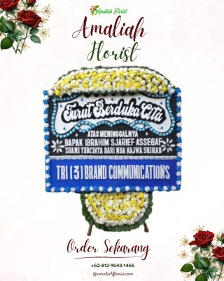 Papan Bunga Duka di Moyo Hilir